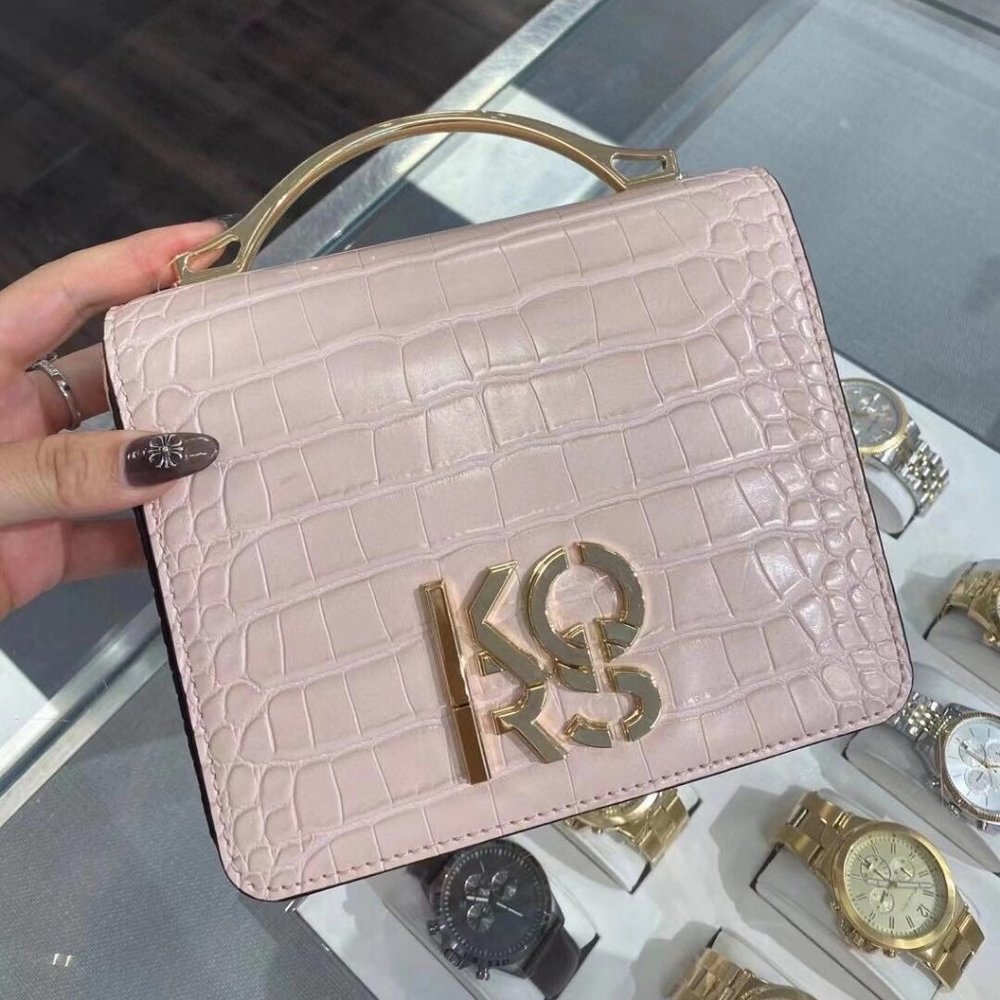 MK SM Convertible Crossbody Bag Powder Blush